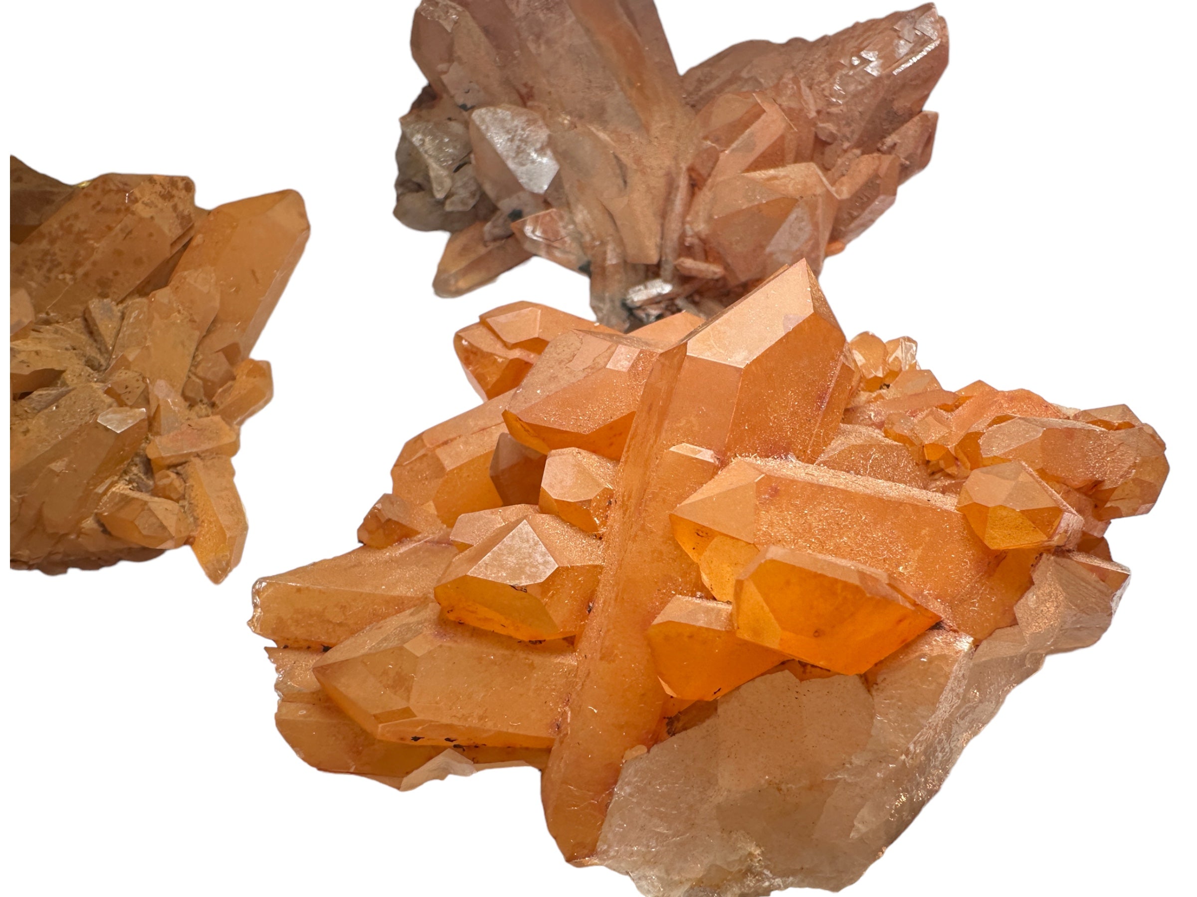 Tangerine Quartz Cluster